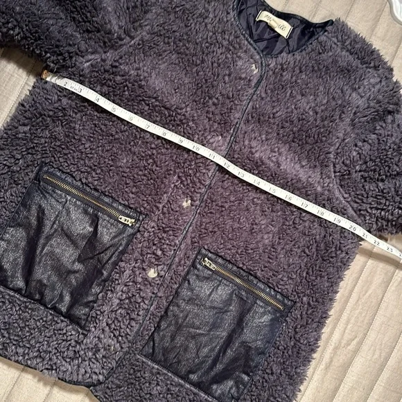 Madewell Sherpa jacket, size Medium - Picture 9 of 12